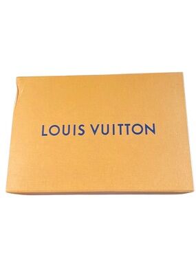 Louis Vuitton Slide Drawer Box Authentic LV Gift Storage Orange Blue As is